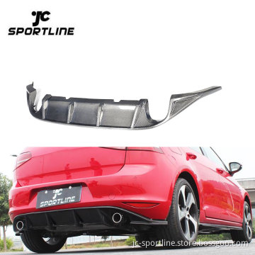  Luxury Carbon Fiber Rear Diffuser for VW GOLF 7 MK7 - Modify